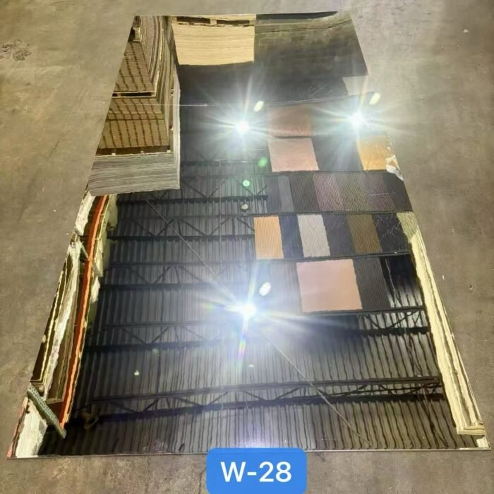 W-28 Silver Mirror Bamboo Charcoal Panel