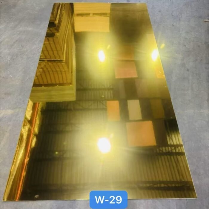 W-29 Gold Mirror Bamboo Charcoal Panel